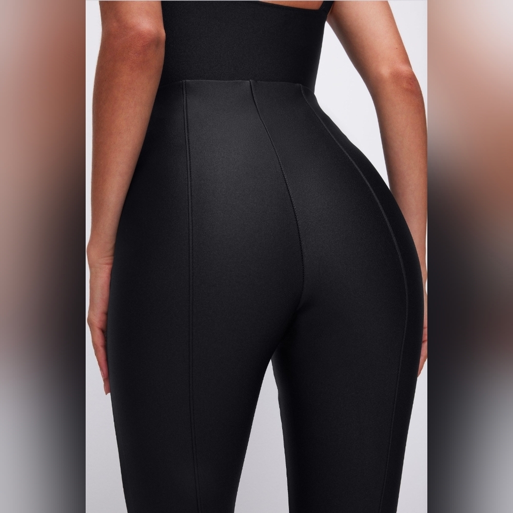 GOOD AMERICAN COMPRESSION SHINE STIRRUP LEGGINGS SIZE 3 (LARGE) - Picture 3 of 8